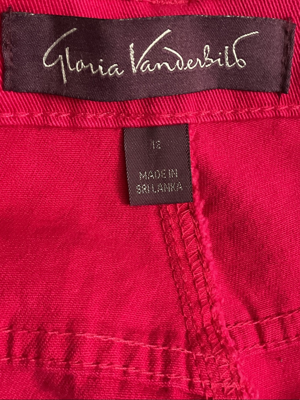 Gloria Vanderbilt “Amanda” Capri with Striped Belt - Picture 3 of 6